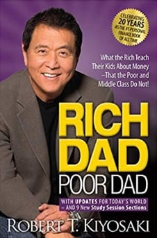 Rich Dad Poor Dad book cover.