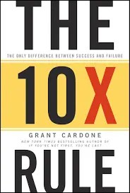 The 10x Rule book cover.