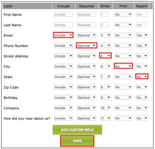 Include information settings in ExcelPayroll.