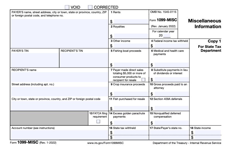 Nec 1099 Form 2023 Printable Forms Free Online