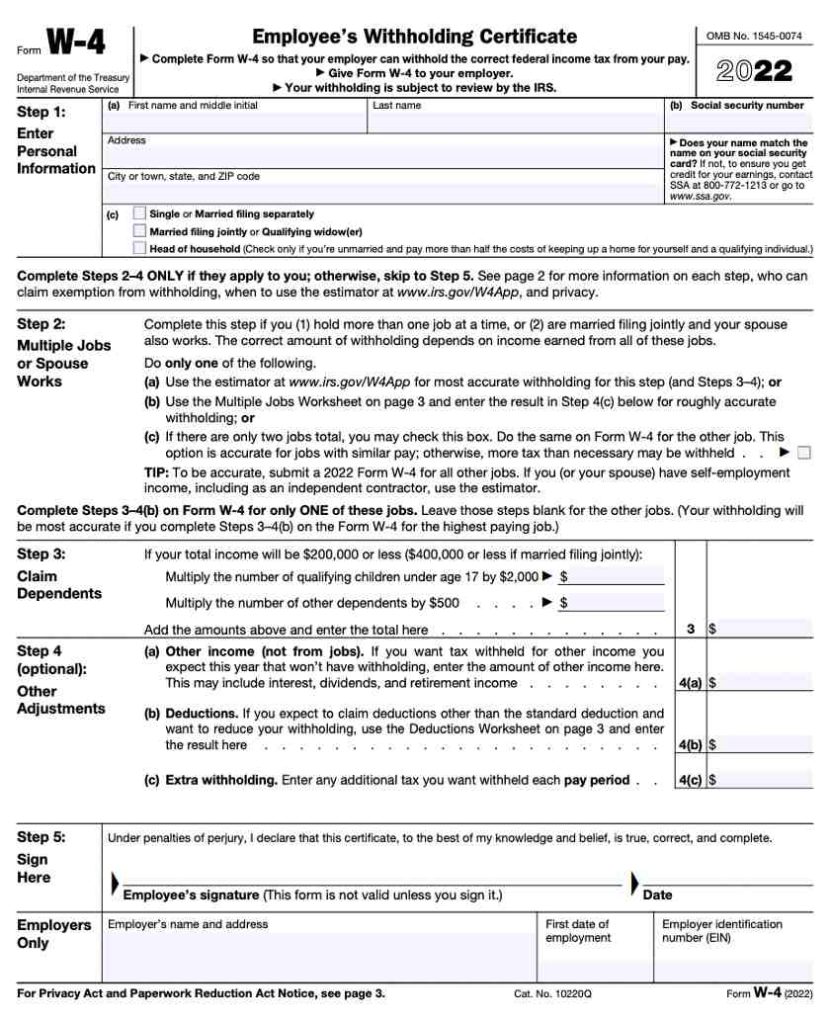 W-2 Vs W-4: Differences & When To Use Each