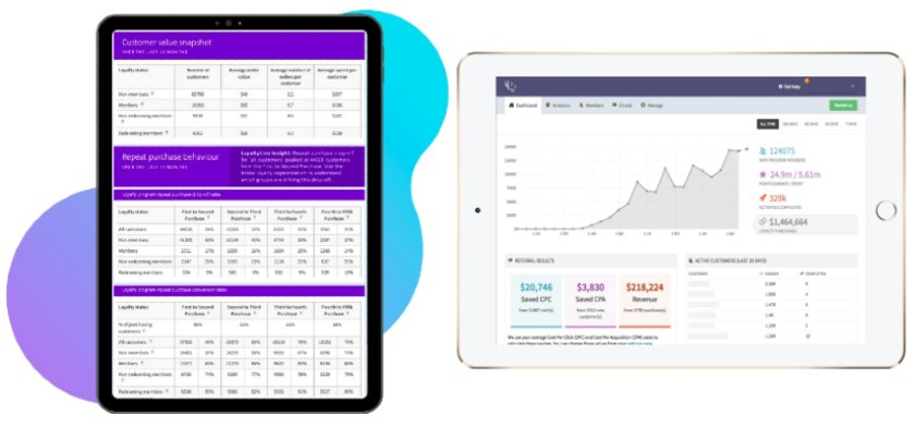 LoyaltyLion offers rich reporting capabilities.