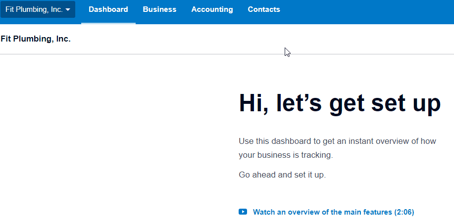 Contact page of Xero.