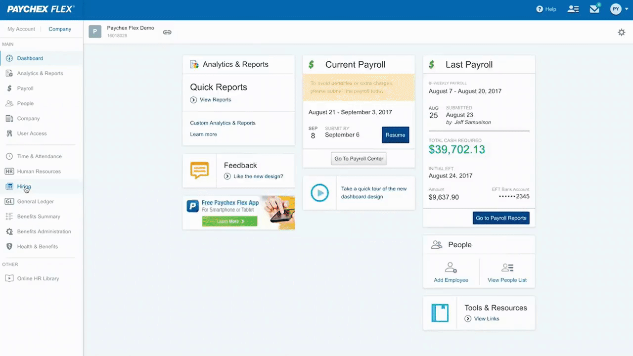 Paychex HR tools GIF.