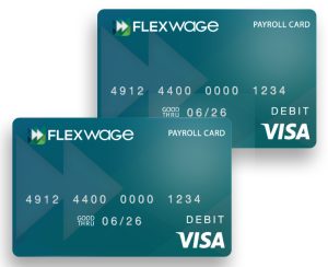 FlexWage Debit Card.
