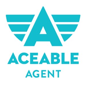 Aceable Agent logo that links to the Aceable Agent homepage in a new tab.