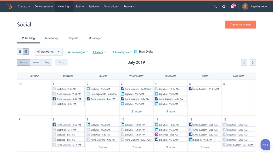  HubSpot Marketing Hub and Twitter integration for tracking customers’ tweets