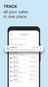 Square POS app for android.