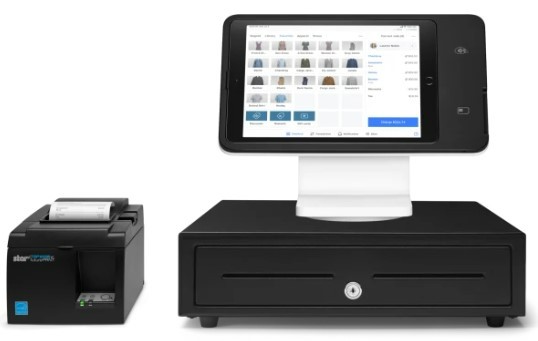 Showing Square's self-installable pos.
