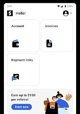 SumUp credit card reader app for android.