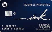 Chase Ink Business Preferred® Credit Card.