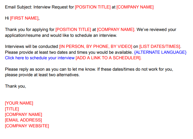 How to Respond to an Interview Request (Email Samples) – Career