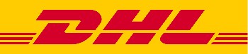 DHL logo.