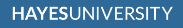 Hayes University logo.