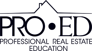 Professional Real Estate Education logo.