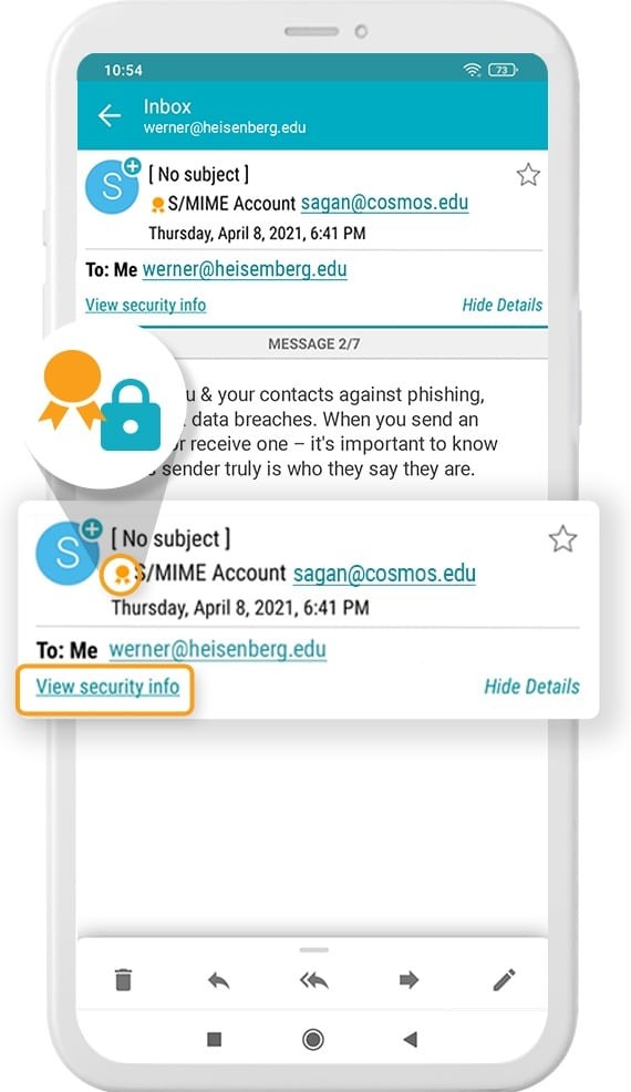 Screenshot_Aqua Mail app with the Pro plan 2