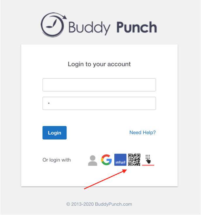 Buddy Punch has multiple clock-in options.