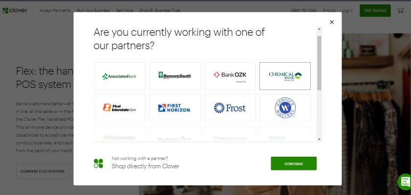 List of Clover's partners.