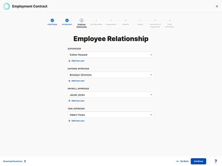 Globalization Partners help create locally compliant employment contracts.