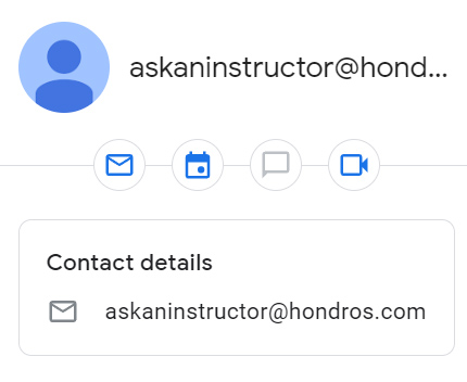 Hondros College of Real Estate Instructor sample support email.