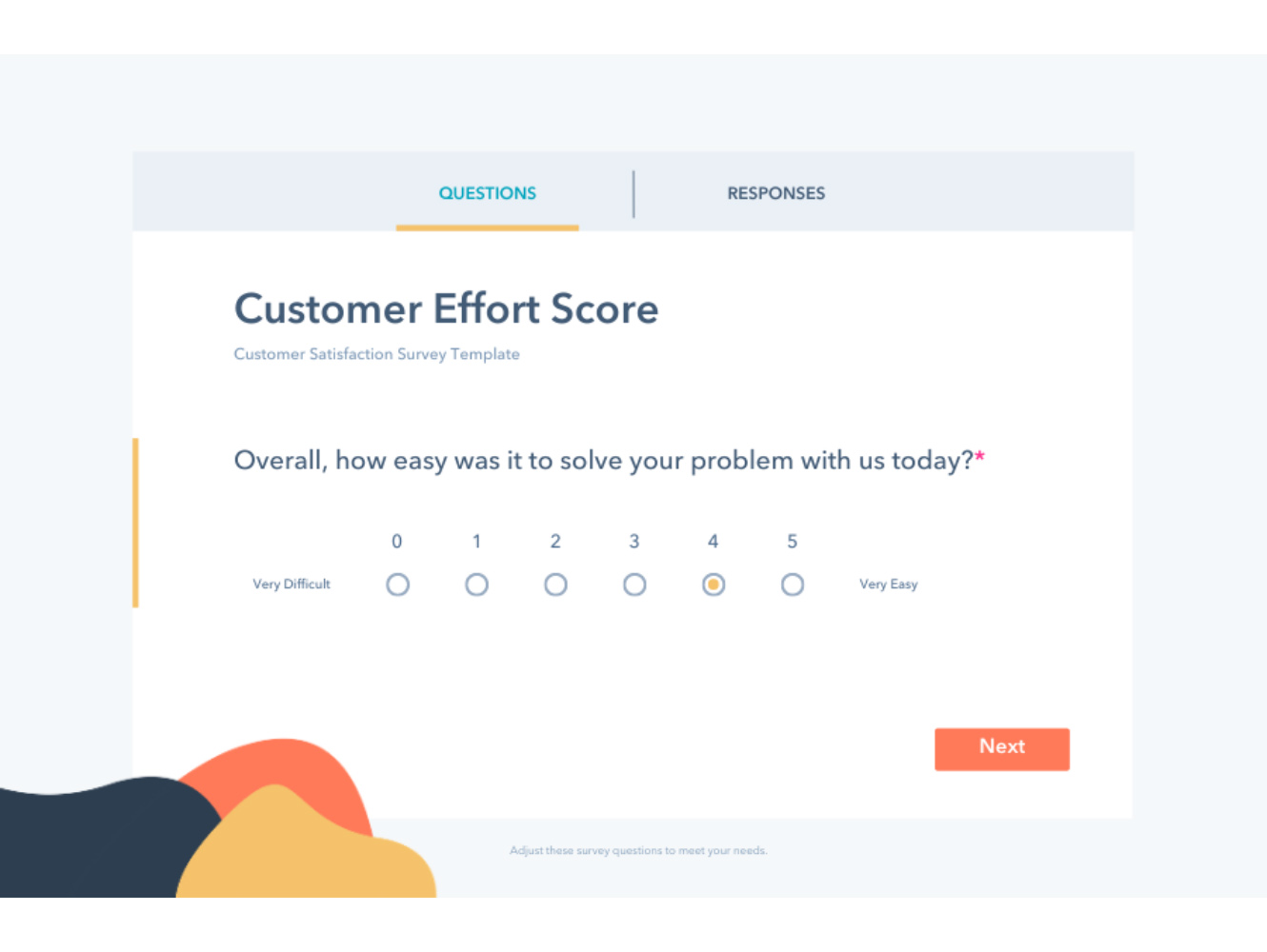 HubSpot Customer Effort Score page.