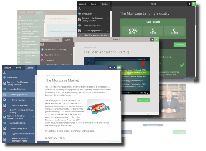 OnlineEd Learning Management System platform.