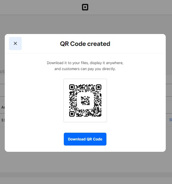 QR code created.
