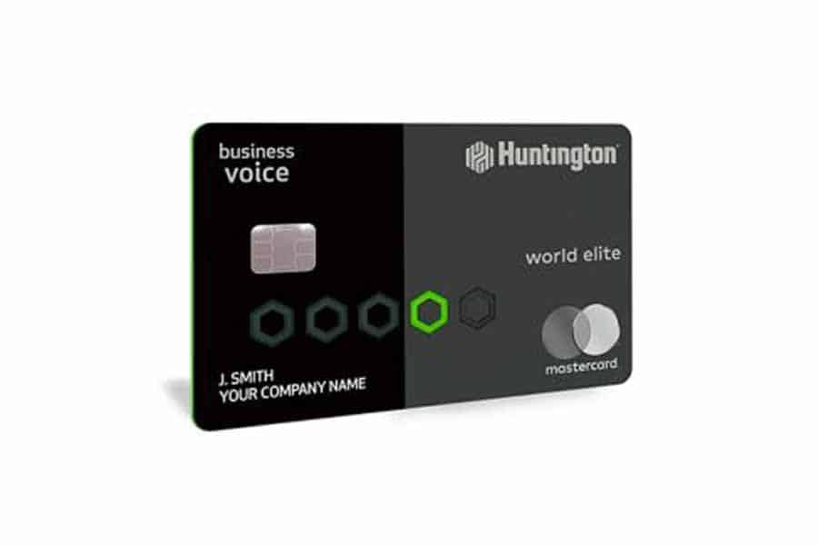 Huntington Voice Business Credit Card.