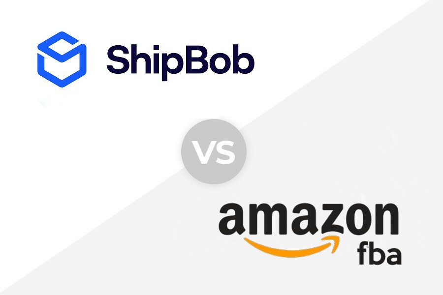 ShipBob vs Amazon FBA logo
