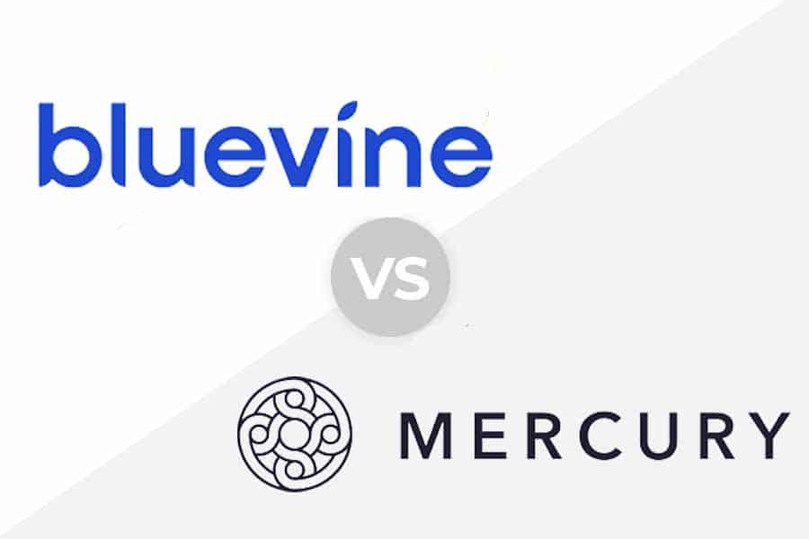 Logo of Bluevine and Mercury.