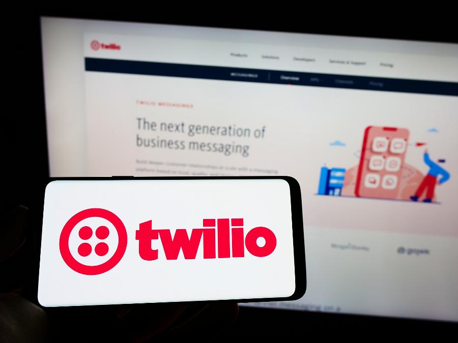 Launching Twilio app on mobile phone.