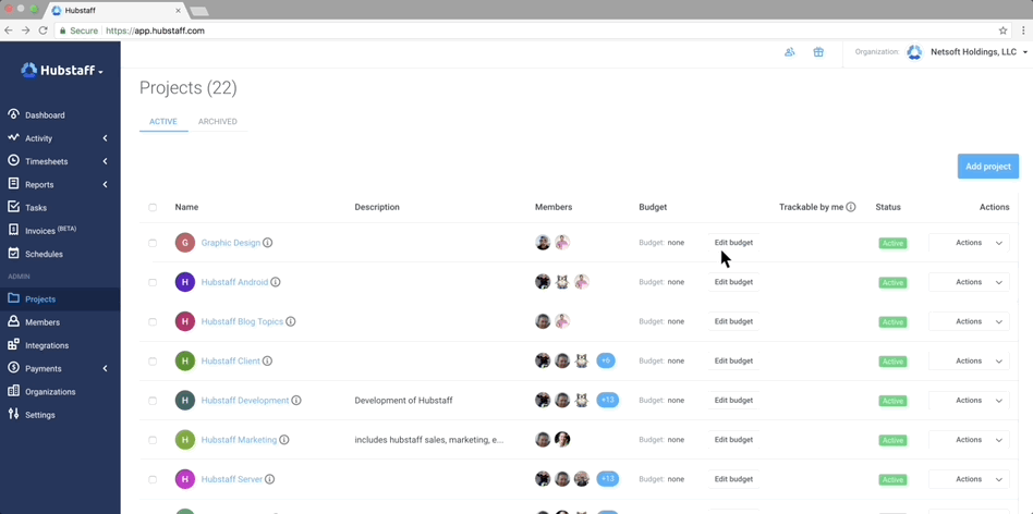 Keep Idle Time Setting in Hubstaff Time Tracking