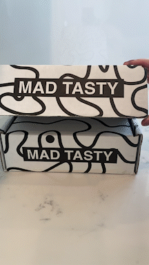 Mad Tasty sample packaging.