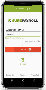 Manage and run payroll on SurePayroll's mobile app.
