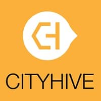 City Hive logo that links to the City Hive homepage in a new tab.
