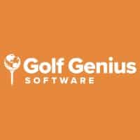 Golf Genius logo that links to the Golf Genius homepage in a new tab.
