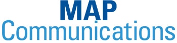 MAP Communications logo.