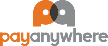 PayAnywhere logo that links to the PayAnywhere homepage in a new tab.
