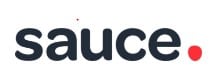 Sauce logo that links to the Sauce homepage in a new tab.