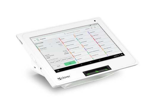 Example of a touchscreen POS terminal from Clover.