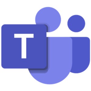 Microsoft Teams logo that links to the Microsoft Teams homepage in a new tab.