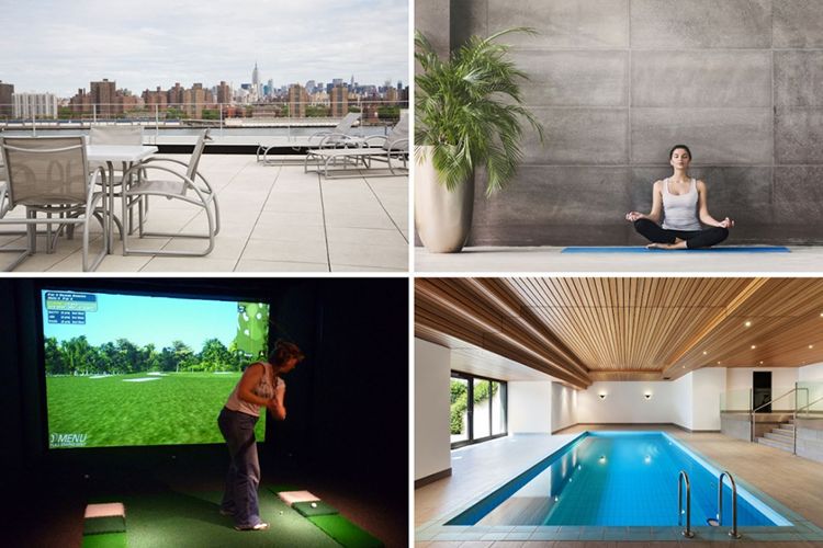 Examples of apartment complex amenities.