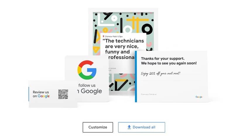 Google business profile marketing kit.