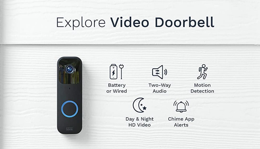 High-tech smart doorbell as a closing gift from Amazon.
