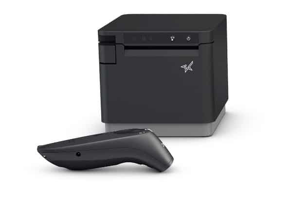 Accessories, such as thermal printers and barcode scanners.