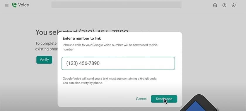Verify your Google business number and linked to an existing U.S.-based non-VoIP number.