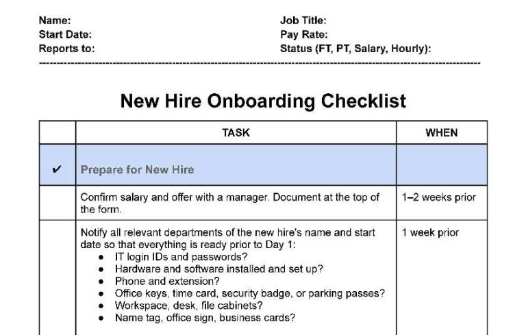 New Employee Onboarding Best Practices: Steps & Checklist