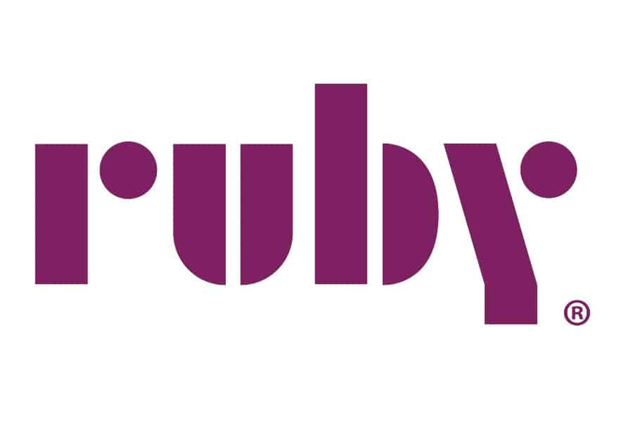 Ruby Receptionist logo.