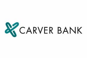 Carver bank business checking logo.