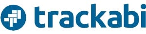 Trackabi logo that links to the Trackabi homepage in a new tab.